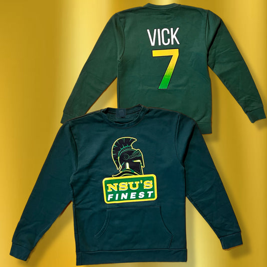 V7 Sweatshirt w/ Kangaroo Pouch in Money Green (Limited)